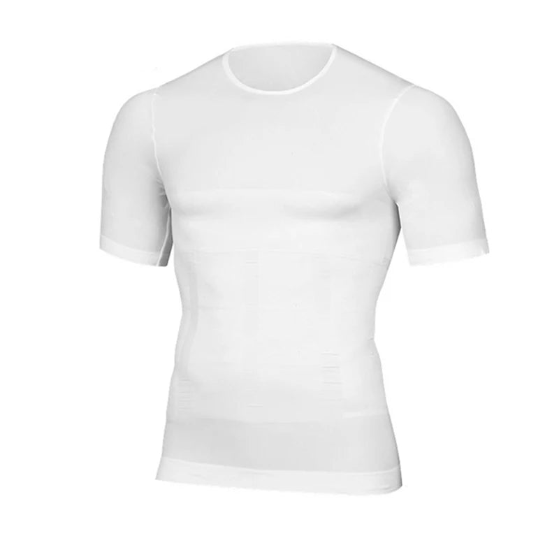 Homens classix, tonificação corporal, t-shirt emagrecimento body shaper postura corretiva, controle da Barriga, compressão e modelagem Masculina, roupa interior, espartilho