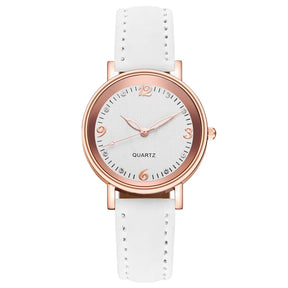 Moda Árabe, mostrador feminino,  Casual, Pulseira de Couro, Relógios de Quartzo Analógicos
