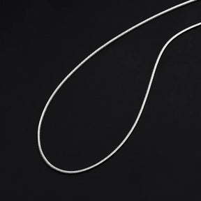 Colar unissex prata 925 snake chain 2mm em quatro comprimentos diferentes