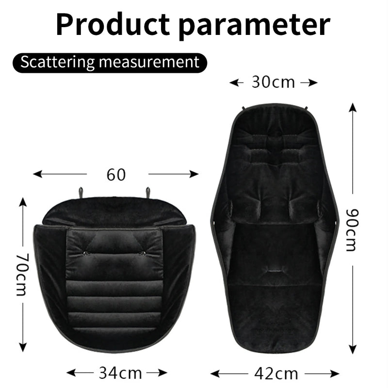 Saco de dormir Recém-nascido, Almofada à prova de vento, Saco de dormir para carrinho de bebê